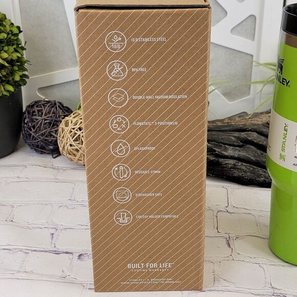 NIB Stanley 40 oz Quencher H2.0 FlowState Tumbler Neon Collection: Neon … - Picture 10 of 15